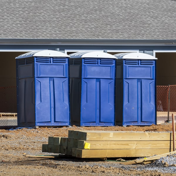 do you offer hand sanitizer dispensers inside the portable restrooms in Sedalia